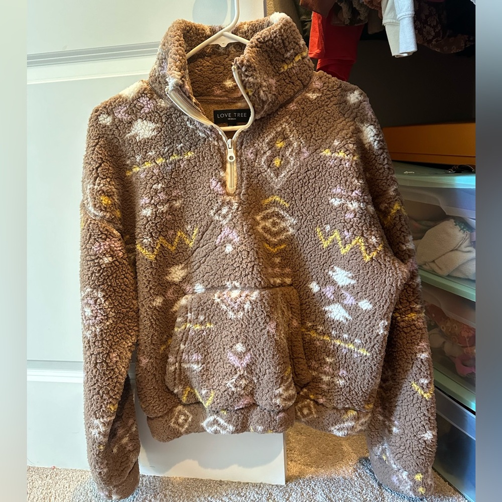 Aztec print sweatshirt